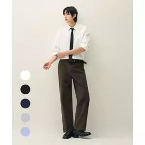 DRAW FIT [패션플래닛X드로우핏] 워시드 크롭 옥스퍼드 셔츠 [5color]DFSH5301