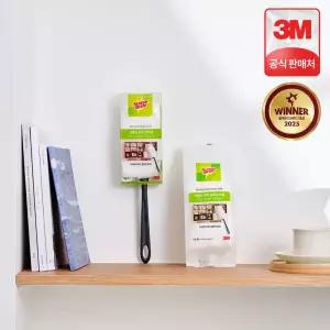 [매장정품] 3M 스카치브라이트 먼지떨이 미세먼지 흡착 먼지털이개 핸들+리필 6개 다용도 2307436