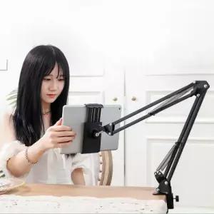 자바라 휴대폰거치대 책상 침대 다용도 집게형 거치대