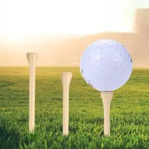 [셀러에이드]나무 골프티 꽂이 높이조절 드라이버 우드티 50p 세트 3사이즈