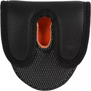 Andux PU 골프 퍼터 헤드 커버 센터 샤프트용 MT/TG34 인조 가죽 및 메쉬 소재 외부 크기 12*12cm 골드