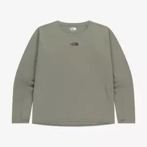 [국내정품] 노스페이스 THE NORTH FACE NT7TR55L 스텝업 긴팔 라운드티 LIGHT_KHAKI