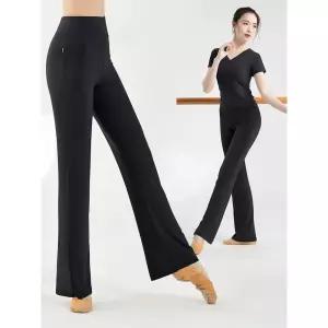 발레 바지 연습복 발레복 라인댄스 무용복 팬츠 성인