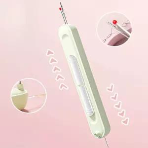 휴대용 실밥 제거기 바늘가이드 2IN1 바늘 실끼우기