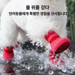 강아지 겨울신발 양말 미끄럼 운동화 애견신발 산책신발