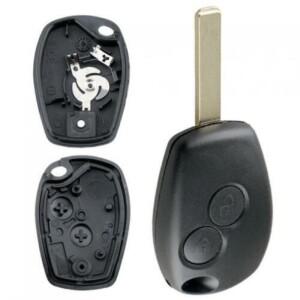 2버튼 원격 키 쉘 케이스 Fob 커버 Renault for Modus Clio 3 Twingo Kangoo