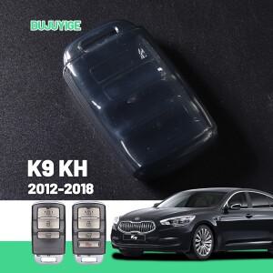 기아 K9 KH 2012- 키 FOB 커버 보호 쉘 자동차 액세서리 2013 투명 TPU 케이스