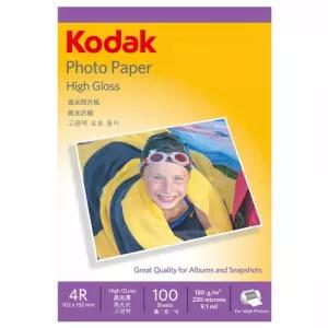 코닥 포토용지 고광택 사진용지 4x6 180g (100매) (5740 306) 잉크젯 프린터 전용