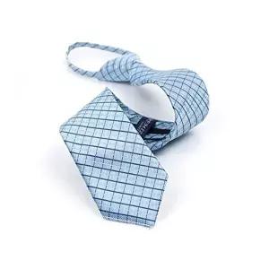 체크 네이비 넥타이 자동 7cm 고급 정장 타이 혼주 신랑 결혼식 면접-WFQUCH1