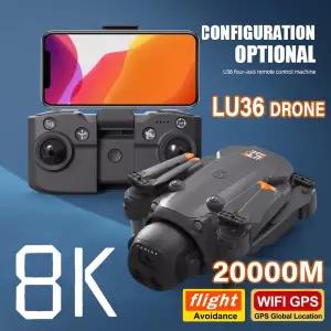 샤오미 LU36 드론 8K 프로페셔널 HD 듀얼 카메라 5G WIFI GPS 브러시리스 모터 지능형 장애물 회피 쿼드콥
