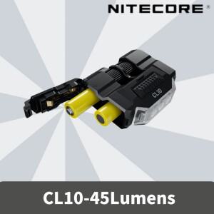 NITECORE CL10 다목적 초경량 클립온 라이트 45루멘 2xAAA 배터리 포함