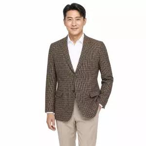 [파파브로] 남성 모직 하운드체크 클래식 콤비 자켓 DS-COW-5