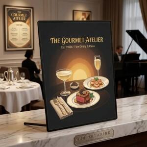 맞춤형 LED 라이트 박스 간판 비즈니스 용 슬림 A4 바 포스터 디스플레이 메뉴 보드 금속 아크릴 로고 네온