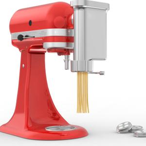 KitchenAid 스탠드 믹서용 메탈 고메 파스타 프레스 부착물 교체 가능 Pl 5개가 포함된 내구성 있는 금속