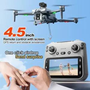 2026 K18 Max 8K 카메라 드론 360    장애물 회피 파노라마 촬영 5G GPS 브러시리스 모터 스크린 리모컨 드