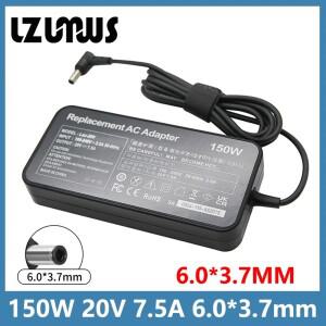20V 7.5A 150W 6.0*3.7mm 충전기 AC 노트북 어댑터 (ASUS ROG FX95D VX60G TUF 게이밍 FX86FE T9750 호환)