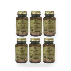 [하프클럽/기타]솔가 마그네슘 위드 비타민 B6 555.55mg x 100정 6개(SH)