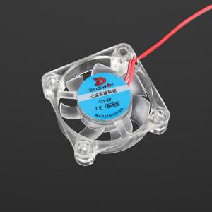 3DSWAY 3D 프린터 부품 Hotend 12v/24v 냉각 터보 팬 2510 3010 LED 유압 베어링 푸른 빛 발광