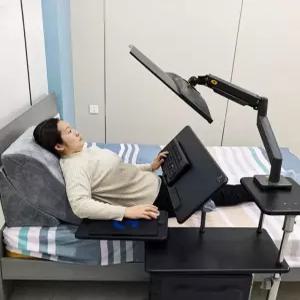 누워서 책상 하는 컴퓨터 게이밍 게임 영화 pc방 밤샘 재택 노트북 데스크탑 피씨