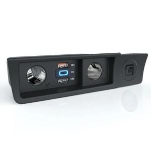 폭스바겐 Passat B6/B7/CC/R36용 차량용 충전기 iPhone Xiaomi 고속 시가 라이터 2 USB 및 1Type-C PD3.0