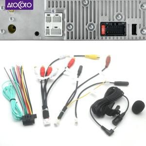 자동차 라디오 스테레오 USB AUX 케이블 어댑터 파이오니어 DMH-160BT 용 마이크 AV RCA 전원 하네스
