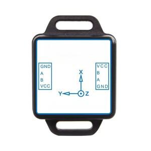WT901C-RS485 3축 경사계 모니터링 시스템 Modbus 통합 회로 전자 나침반 센서