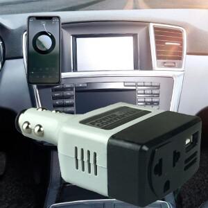1PC 새로운 12V/24V ~ ABS 자동차 전원 인버터 어댑터 USB 범용 변압기 내구성  시작