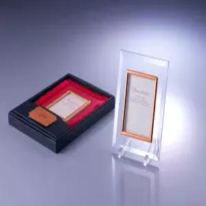 Luxury Crystal Photo Frame 광투과성이 높고 매우 투명한 울트라 화이트 유리를 사용
