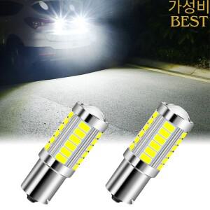 2x BA15S 1156 P21W LED 전구 자동차 브레이크 라이트 역방향 램프 BMW E46 E90 F10 E87