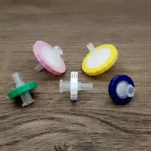 25 개/몫 13mm/25mm 조리개 0.22/0.45/0.8um 일회용 주사기 필터 니들 나일론/PES/BT/PTFE 멤브레인 포함