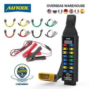 클립 케이블 브레이크 아웃 박스가있는 AUTOOL 자동차 진단 프로토콜 감지기 obd2  박스 오류 스캔 도구를