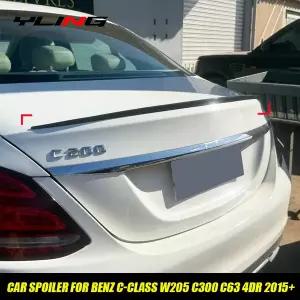 스포일러 리어 에어로파츠 메르세데스 벤츠 호환 C클래스 W205 AMG C43 C63 C200 C250 C300 C400 차량용 트