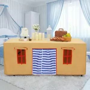 10피트 X 7.5피트 테이블보 게임룸 책상 성 커버 텐트 레스토랑 생일 실내 및 실외에 적합