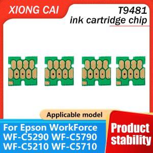 T9481 T9491 잉크 카트리지 칩 호환 가능 Epson WF-C5290 WF-C5790 WF-C5210 C5710 프린터 일회용 리셋