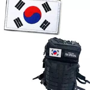 (다올)태극기 자수 패치 백팩 와펜 가방 액세서리