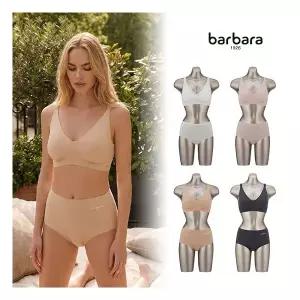 바바라 [Barbara] 2026년 100주년에디션 쿨에어립 퓨징 어깨끈후크형 브라팬티 V30