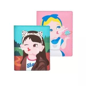 BENTOY 신분증 티켓 여행용 다기능 캐릭터 여권지갑 eeA53oNR