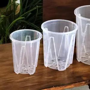 (12cm) 원형 슬릿화분 삽목/화분/베란다/텃밭/묘목/슬릿분/망포트/상추/분재용/콩분/다육/플분/다육이/재배