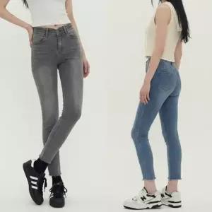 친절한탄씨 브이포인트 스판 스키니 데님팬츠 B 팬츠 스키니 스판 빅사이즈 여성 청바지 여성청바지