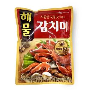 시원한 국물맛 해물 감치미 만능 조미료 1kg 대용량 업소용내기 찌개 육수용 감칠 가루 식자재
