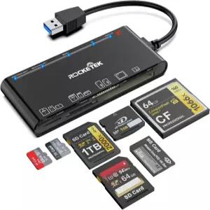 xD-Picture 카드 리더기 USB 3.0 xD/CF/MS/SD/TF용 멀티 Windows Mac Linux용 7-in-1 메모리 리더기/어댑터