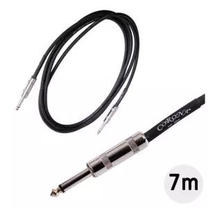 기타 케이블 내추럴 사운드 Black Cable 악기잭 7m 음향 음성 연주용 연결 일렉 전기 소품