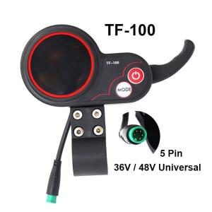 36V 16A 48V 20A 브러시리스 모터 컨트롤러 TF-100 LCD 디스플레이 미터 쿠구 M4 전동 스쿠터 자전거 개조