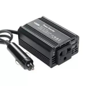 차량용 인버터 150W DC 12V to AC 220V 포트휴대용 콘센트 플러그 시거잭 충전기 어댑터
