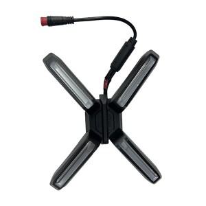 Ninebot ZT3 Pro 전동 스쿠터 X 자형 전면 조명 주간 주행 등 부품 액세서리 용 기존 헤드 라이트