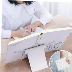 높이조절책받침대 가볍고 휴대가능한 와이드 확장독서대 태블릿 거치대