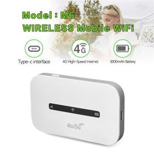 4G 와이파이 라우터 LTE 무선 모바일 핫스팟 150Mbps 3000mAh SIM 카드 슬롯 포함 휴대용 인터넷