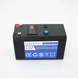 12V 리튬 배터리 30Ah 18650 태양 에너지 전기 자동차에 대 한 충전식 팩 LED 조명 12.6v