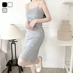여자 슬립 H라인 홈웨어 나시 롱 원피스 DHTW-OPS-SN2354901-R1