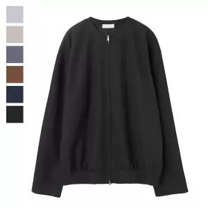 남자 데일리 라운드 베이직 헨리넥 집업 가디건 DS-JUA-Q386-R